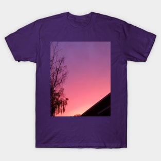 Sunset gradient over my house T-Shirt